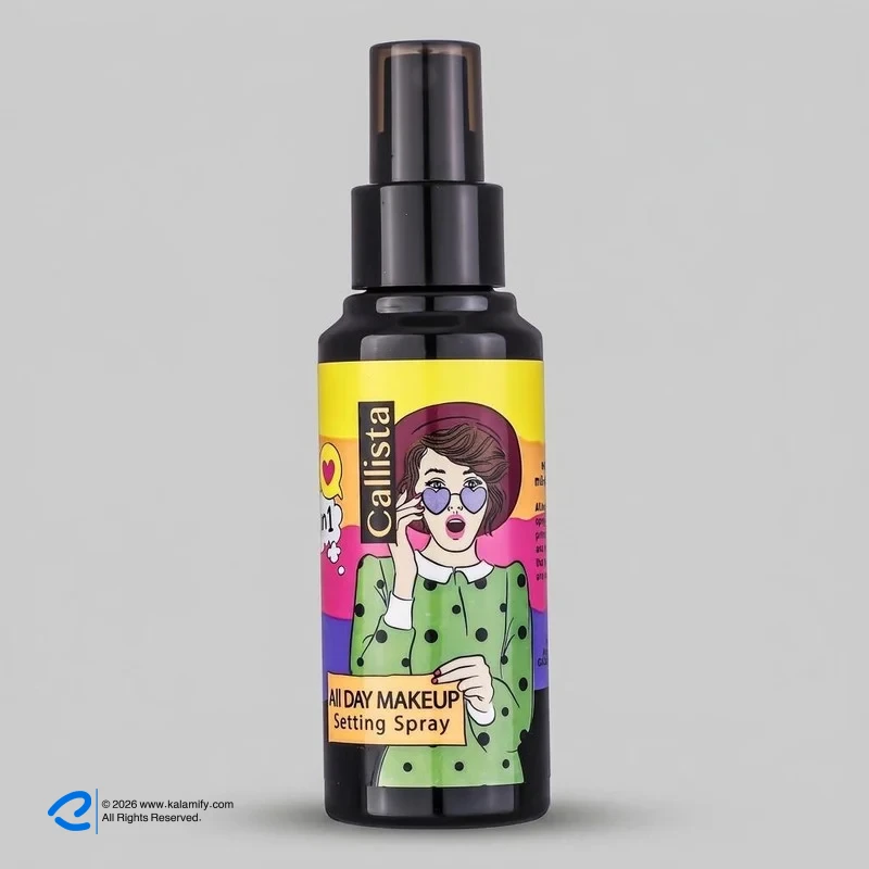 اسپری تثبیت کننده آرایش کالیستا مدل All Day Makeup حجم 100 میلی لیتر اسپری تثبیت کننده آرایش کالیستا All Day Makeup