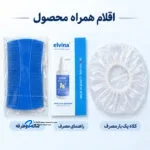 محلول ضد شپش مو الوینا مدل Dimeticone 30% & IPM 50% حجم 100 میلی‌لیتر، با ترکیب دایمتیکون و بدون رایحه