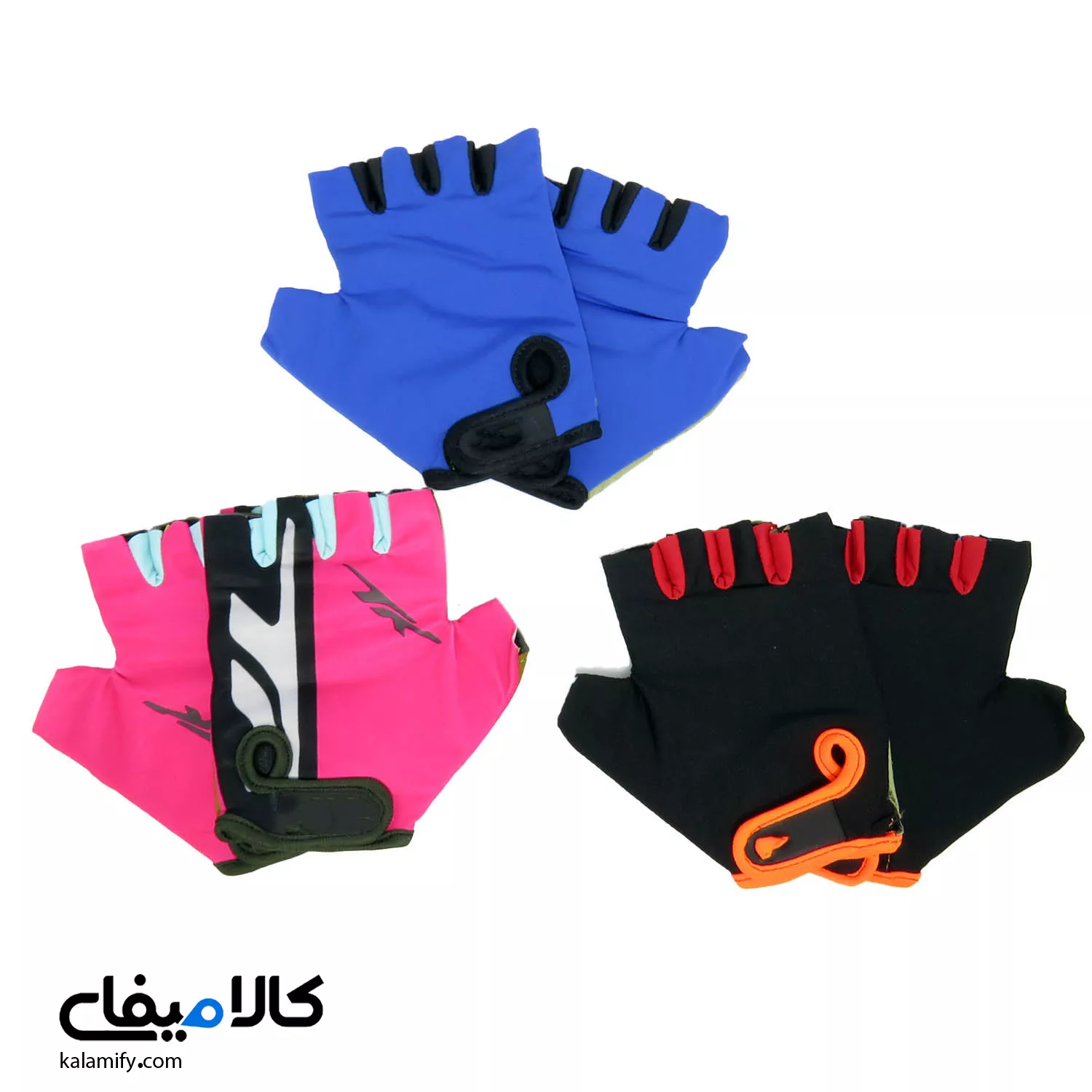 دستکش موتور سواری نیم پنجه