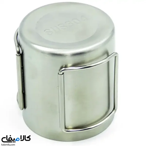 لیوان دسته دار استیل دوجداره - تصویر 7