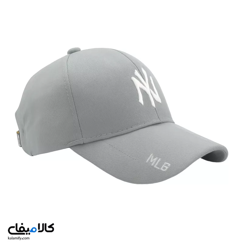 کلاه آفتابی مدل NY رنگ طوسی