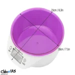 ترازو آشپزخانه دیجیتال کاسه‌دار | وزن‌کشی دقیق تا 5 کیلوگرم - تصویر 3