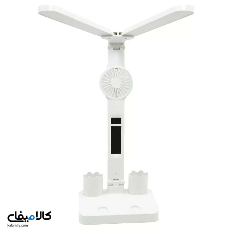 چراغ مطالعه تاشو چندکاره رومیزی LED با پنکه،...