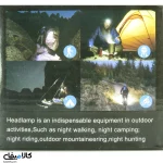 هدلایت شارژی با باتری لیتیومی همراه با پاوربانک - تصویر 11