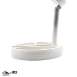 آینه آرایشی رومیزی چراغ دار تاشو با آیینه بزرگنمایی - تصویر 6