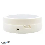 آینه آرایشی رومیزی چراغ دار تاشو با آیینه بزرگنمایی - تصویر 16