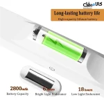 چراغ اضطراری دیمر دار دارای 3 حالت نور پشت چسب دار - تصویر 11