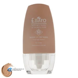 فلوئید ضد آفتاب رنگی صورت الارو SPF 50 مدل Wetforce