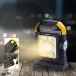 چراغ قوه و اضطراری کمپی دارای پاوربانک مدل Hello Cloud  شارژ با انرژی خورشیدی - تصویر 8