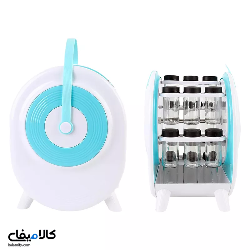 جا ادویه ۱۸ پارچه گردان ؛ نظم آشپزخانه...