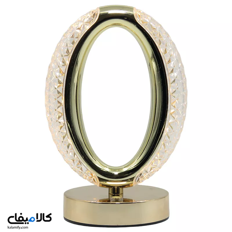 چراغ خواب شارژی لمسی طرح بیضی کریستالی