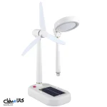 چراغ مطالعه و پنکه شارژی لمسی؛شارژ با انرژی خورشیدی