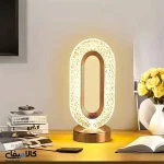 چراغ خواب بیضی سایز بزرگ شارژی 3 حالت تنظیم نور - تصویر 18