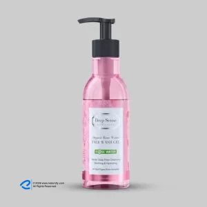 ژل شستشوی صورت دیپ سنس مدل Rose Water مناسب پوست های حساس حجم 250 میلی‌لیتر
