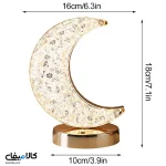 چراغ خواب ماه شارژی با تنظیم 3 حالته نور؛ نوری جادویی که اتاق خوابتان را به آسمان شب تبدیل می‌کند - تصویر 5