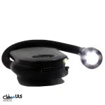 چراغ مطالعه گیره ای کتاب در 2 رنگ سفید و مشکی دیمردار - تصویر 2