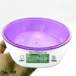 ترازو آشپزخانه دیجیتال کاسه‌دار | وزن‌کشی دقیق تا 5 کیلوگرم - تصویر 10