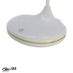چراغ مطالعه شارژی دیمردار سفید طلایی - تصویر 7
