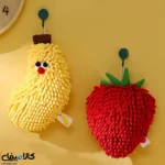 دستمال حوله ای موز و توت فرنگی | استفاده بعنوان حوله و لیف حمام - تصویر 18