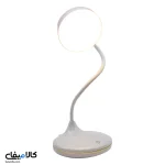 چراغ مطالعه شارژی دیمردار سفید طلایی - تصویر 8