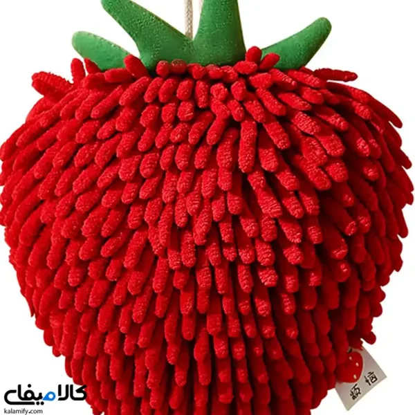 دستمال حوله‌ای موز و توت‌فرنگی | حوله و لیف حمام چندکاره در 2 طرح - تصویر 19