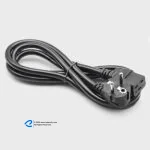 کابل برق 3 پین سرور منبع تغذیه بافو مدل EU-C19 3Cx1.5MM طول 1.8 متر