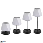 چراغ خواب شارژی لمسی؛ با 3 مدل تنظیم ارتفاع انتخابی شیک، کاربردی و مناسب برای اتاق خواب و رستوران‌ها - تصویر 4