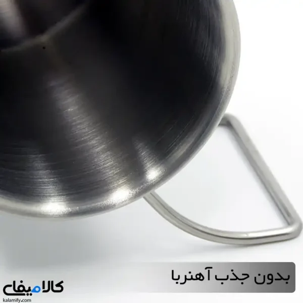 لیوان دسته دار استیل دوجداره - تصویر 8