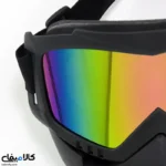 ماسک موتورسواری عینک‌دار | محافظ صورت و چشم، مناسب آفرود - تصویر 11