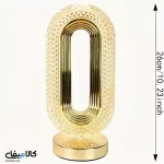 چراغ خواب بیضی سایز بزرگ شارژی 3 حالت تنظیم نور - تصویر 13