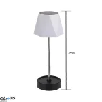 چراغ خواب شارژی لمسی؛ با 3 مدل تنظیم ارتفاع انتخابی شیک، کاربردی و مناسب برای اتاق خواب و رستوران‌ها - تصویر 5