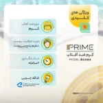 کرم ضدآفتاب رنگی پرایم SPF60 مدل Acnex، مناسب پوست‌های چرب، حجم 40 میلی‌لیتر