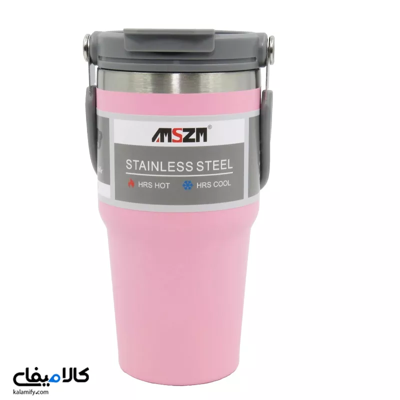 تراول ماگ؛ برندAMSZM گنجایش ۶۵۰ میلی لیتر،۲ جداره...