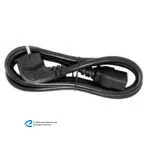 کابل برق 3 پین سرور منبع تغذیه مدل EU-C19 3Gx2.5MM طول 1.5 متر