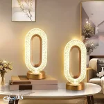 چراغ خواب بیضی سایز بزرگ شارژی 3 حالت تنظیم نور - تصویر 12