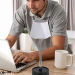 چراغ خواب شارژی لمسی؛ با 3 مدل تنظیم ارتفاع انتخابی شیک، کاربردی و مناسب برای اتاق خواب و رستوران‌ها - تصویر 6