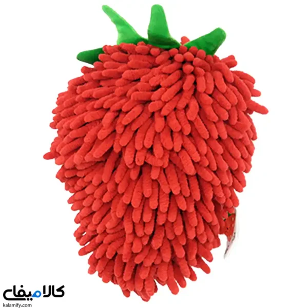 دستمال حوله‌ای موز و توت‌فرنگی | حوله و لیف حمام چندکاره در 2 طرح - تصویر 5