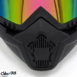 ماسک موتورسواری عینک‌دار | محافظ صورت و چشم، مناسب آفرود - تصویر 9