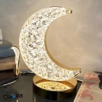 چراغ خواب ماه شارژی با تنظیم 3 حالته نور؛ نوری جادویی که اتاق خوابتان را به آسمان شب تبدیل می‌کند - تصویر 2