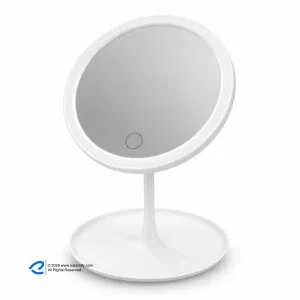 آینه آرایشی رینگ لایت دار مدل LED استنددار