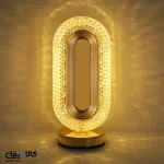 چراغ خواب بیضی سایز بزرگ شارژی 3 حالت تنظیم نور - تصویر 10