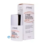 فلوئید ضدآفتاب بی‌رنگ پرایم SPF50 مدل C-Prime Fusion Water مناسب انواع پوست، حجم 40 میلی‌لیتر