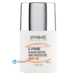 فلوئید ضدآفتاب بی‌رنگ پرایم SPF50 مدل C-Prime Fusion Water مناسب انواع پوست، حجم 40 میلی‌لیتر