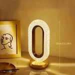 چراغ خواب بیضی سایز بزرگ شارژی 3 حالت تنظیم نور - تصویر 2