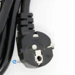 کابل برق 3 پین سرور منبع تغذیه مدل EU-C19 3Gx2.5MM طول 1.5 متر