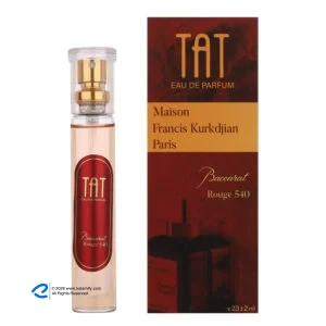 عطر جیبی تات مدل Baccarat Rouge با رایحه تند و گرم حجم 25 میلی لیتر