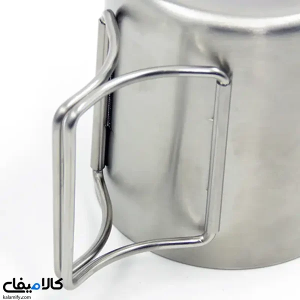 لیوان دسته دار استیل دوجداره - تصویر 9