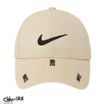 کلاه آفتابی مدل نایک رنگ کرم - تصویر 3