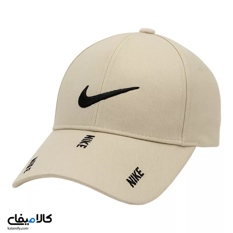 کلاه آفتابی مدل نایک رنگ کرم