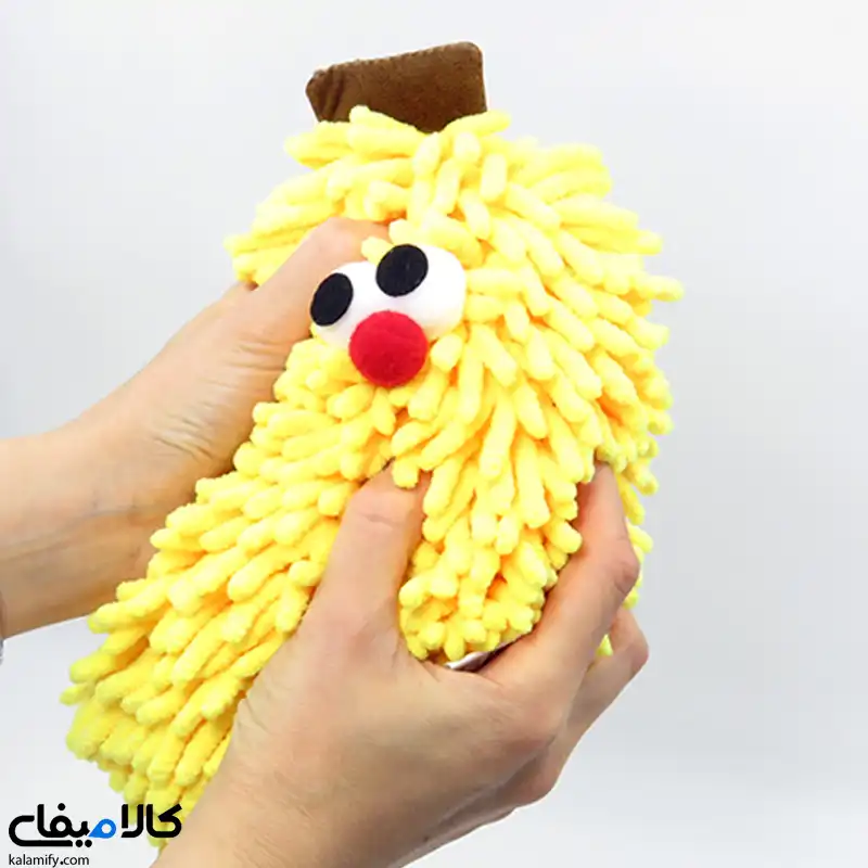 دستمال حوله‌ای موز و توت‌فرنگی | حوله و لیف حمام چندکاره در 2 طرح